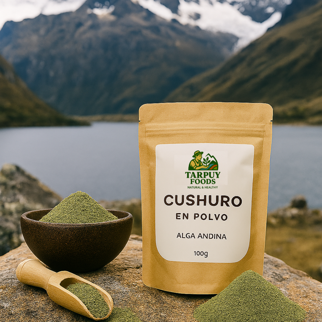 Cushuro en Polvo - Superfood andino rico en proteínas